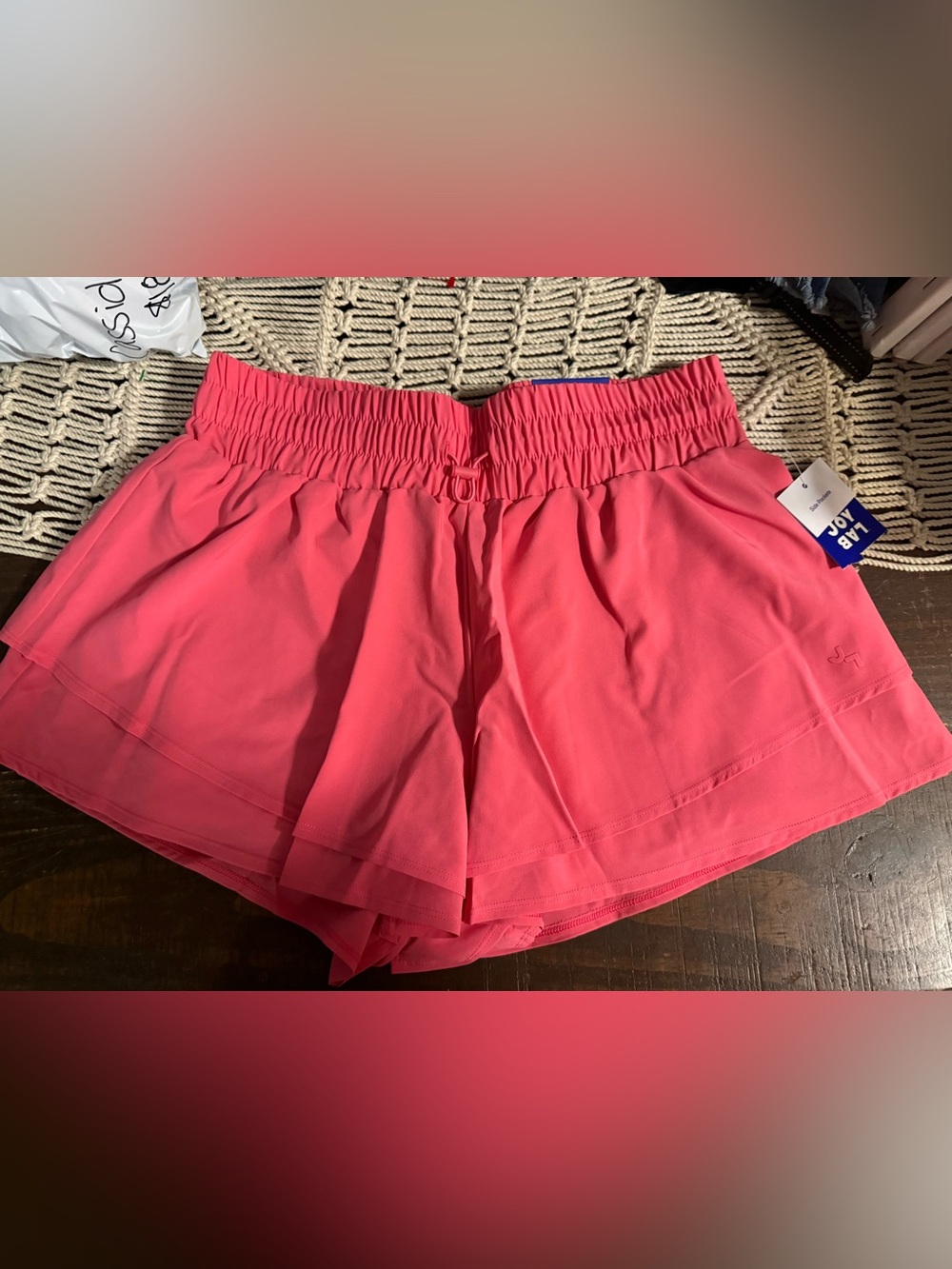 JoyLab Coral Athletic Pull-On Shorts